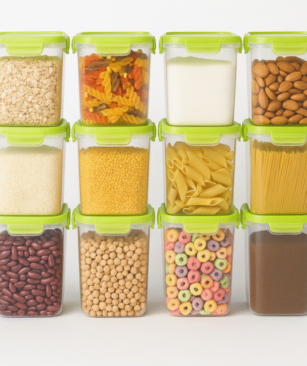 Plastic Multi-Purpose Kitchen Storage Containers (Set of 12)