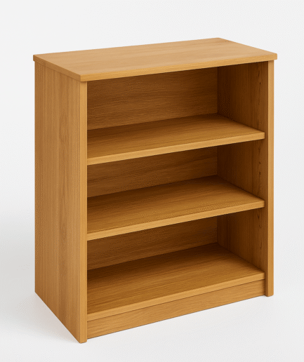 Modern Wooden Shoe Rack with 3 Shelves