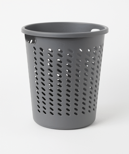 Plastic Laundry Basket (50L, Ventilated Design)